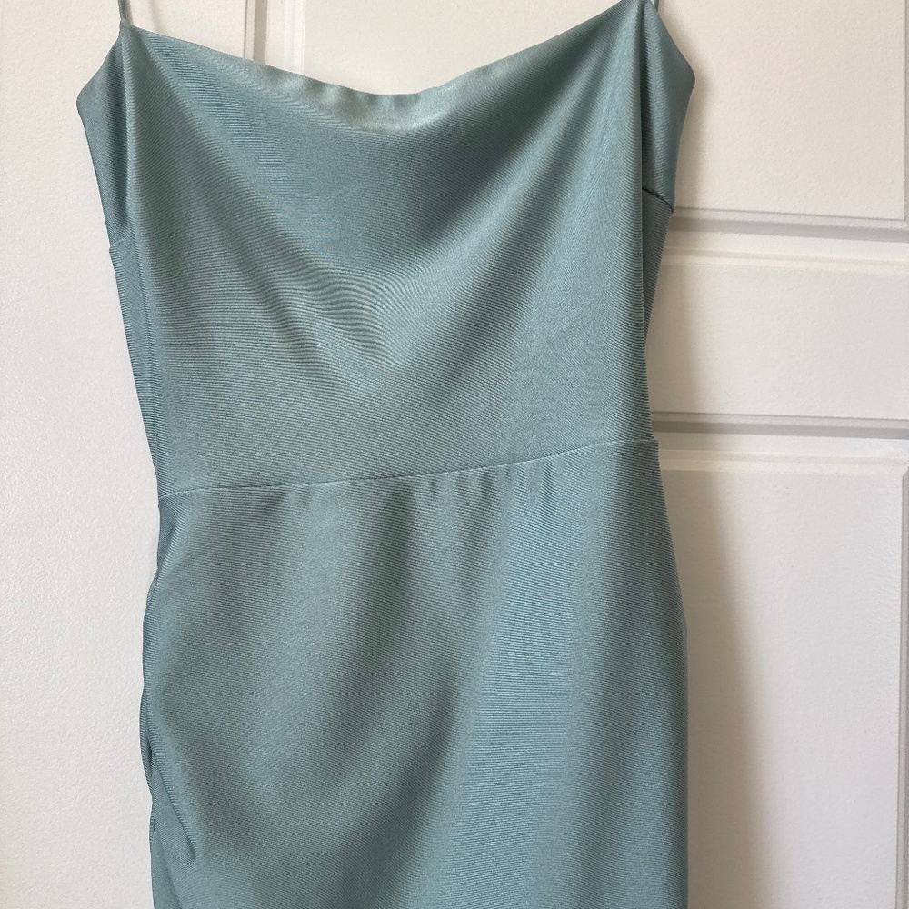 Teal maxi dress